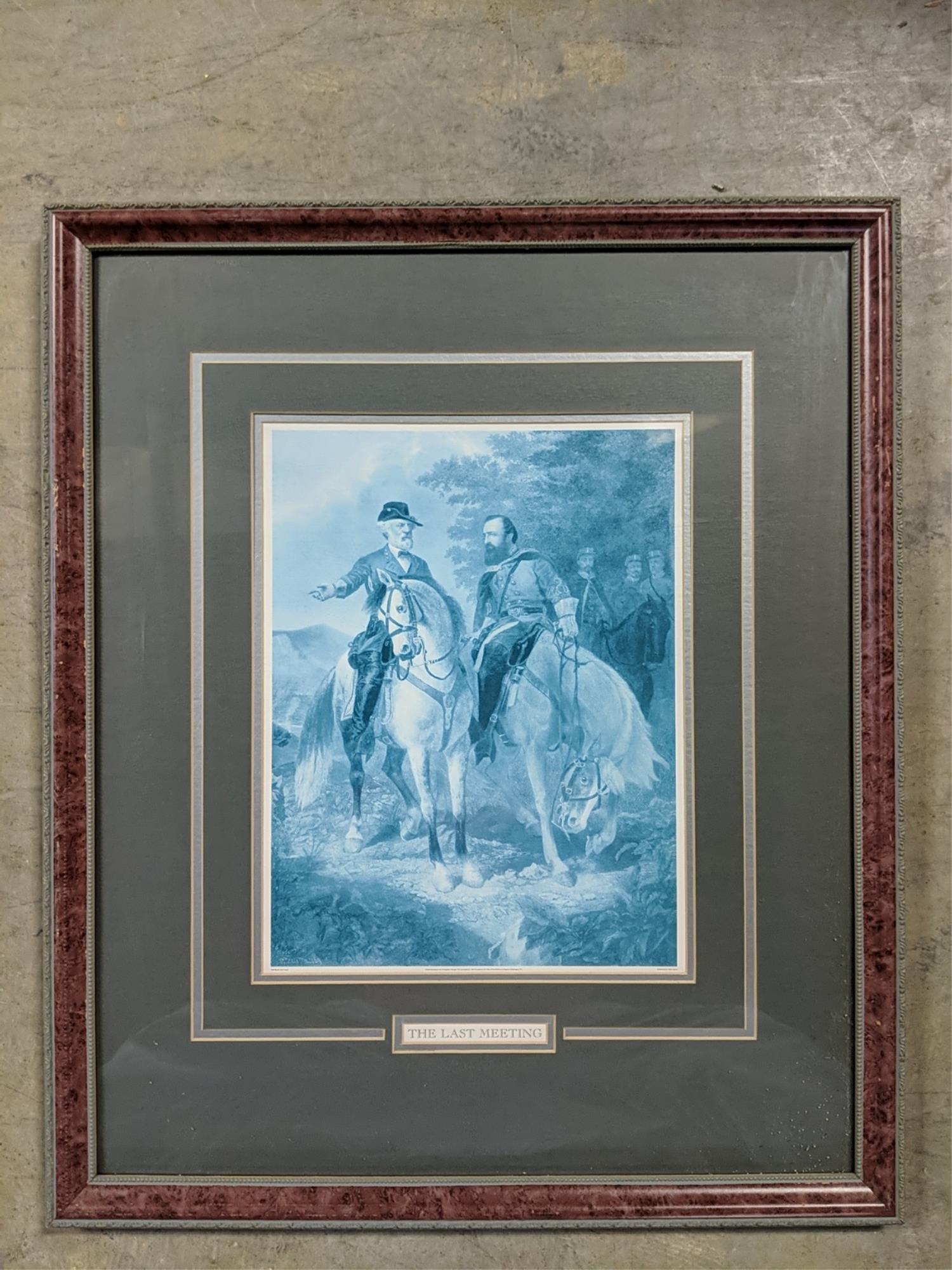 Framed print of "The Last Meeting" (1 of 2)