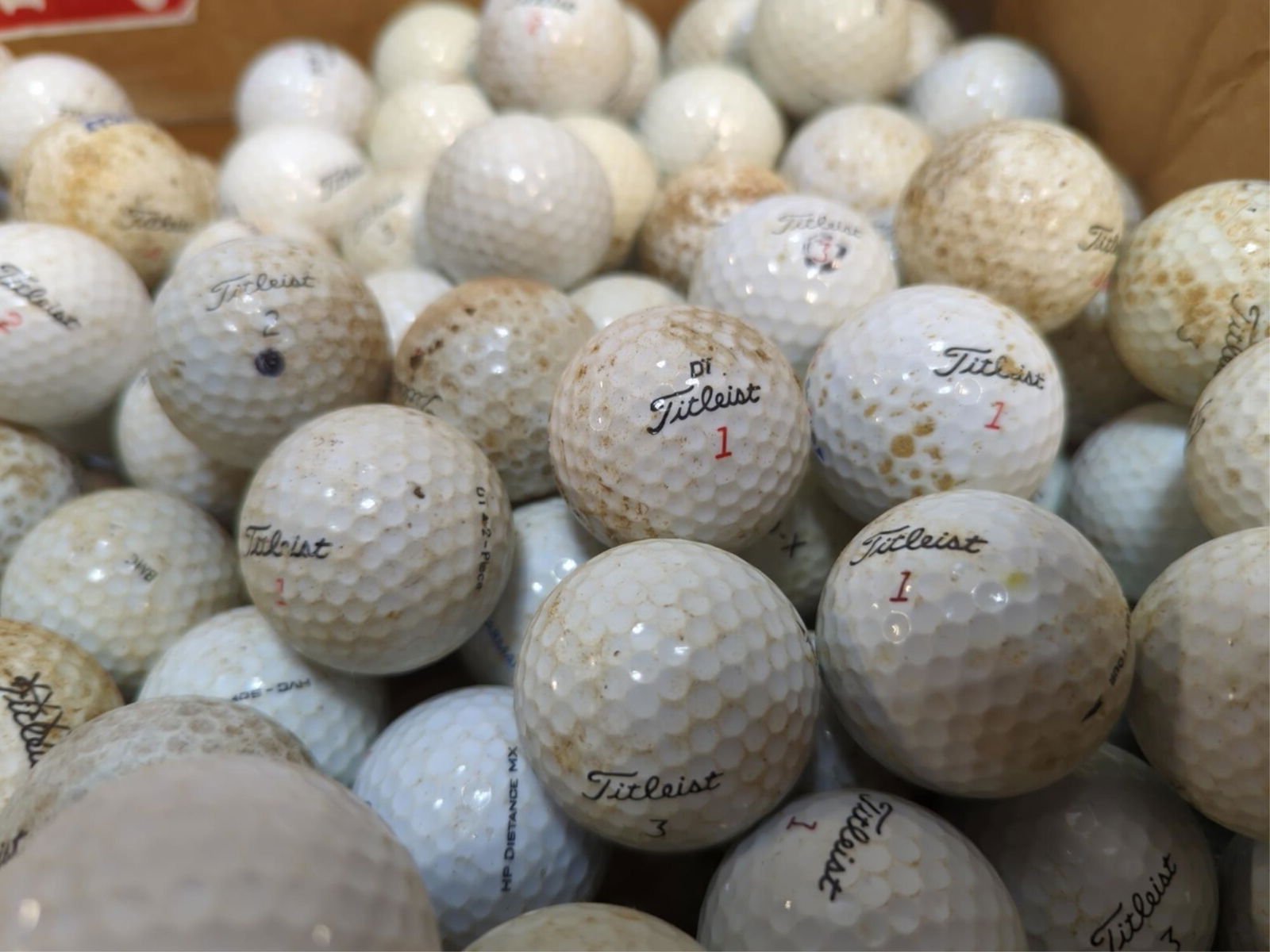 Used Titleist Golf Balls (1 of 2)