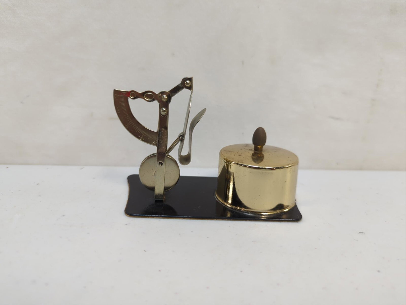 Stamp dispenser & postal scale: good condition 5" x 2 1/2" x 3 3/4" T