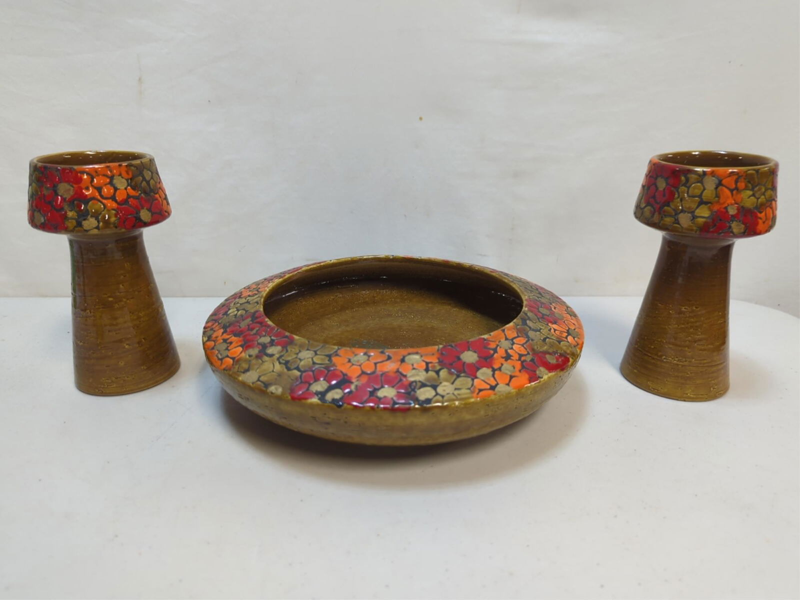 Bitossi for Rosenthal Netter 3 pc. console set (1 of 3)