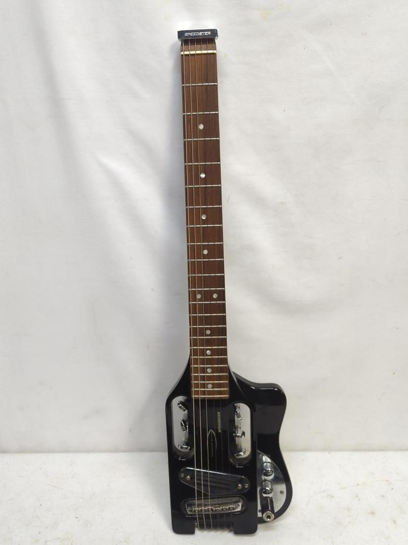 Speedster Travel Electric Guitar in Soft Case: 28" Long working good condition