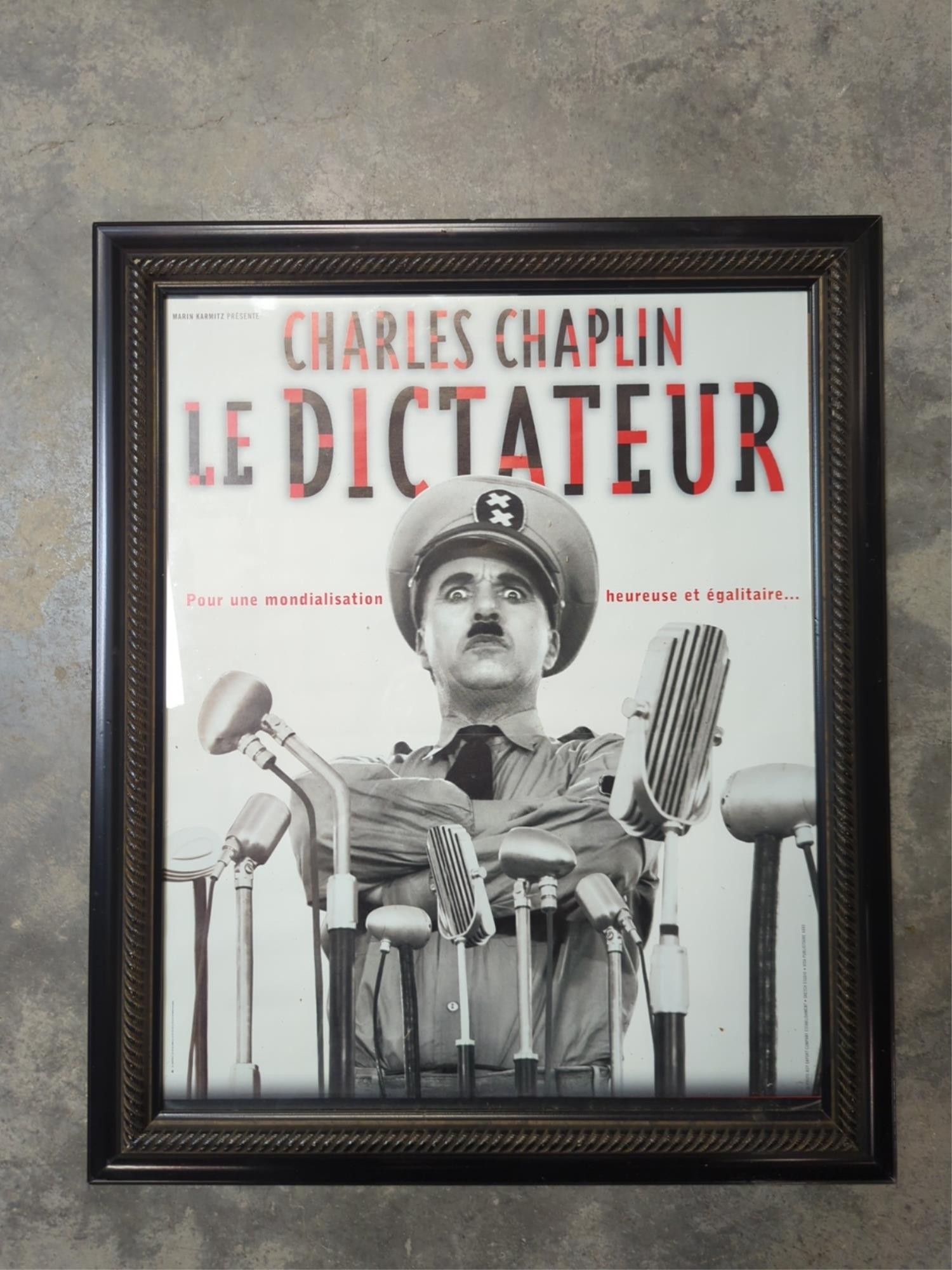 French Movie Poster "Charlie Chaplin (1 of 1)