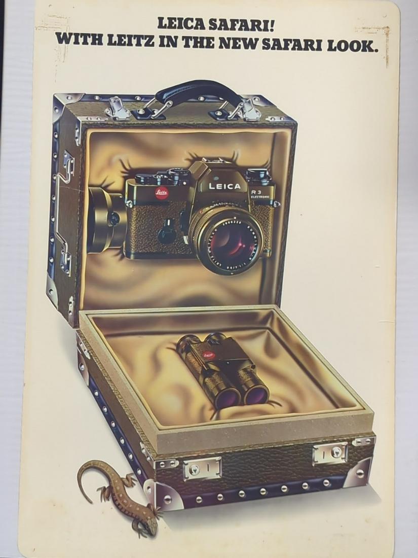 1970's LEICA Camera Advertising poster (1 of 1)