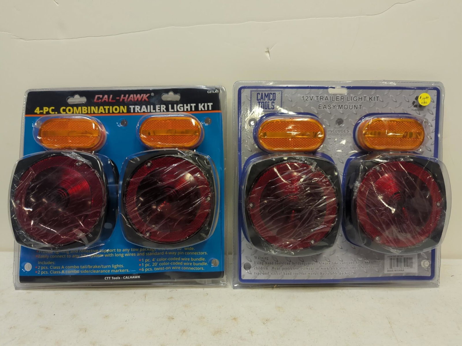 (2) sets of trailer lights: 4 pc. combination