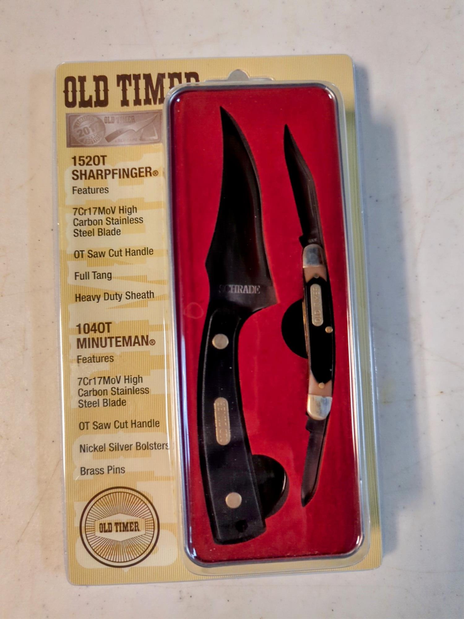 Set of 2 New Schrade  - Old Timers  2017 (1 of 1)