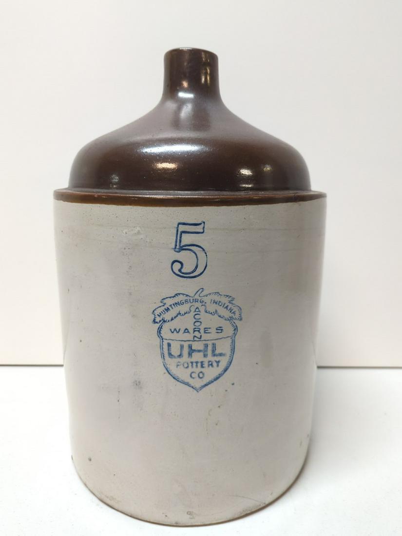 5 Gallon UHL  Pottery Stoneware Jug (1 of 3)