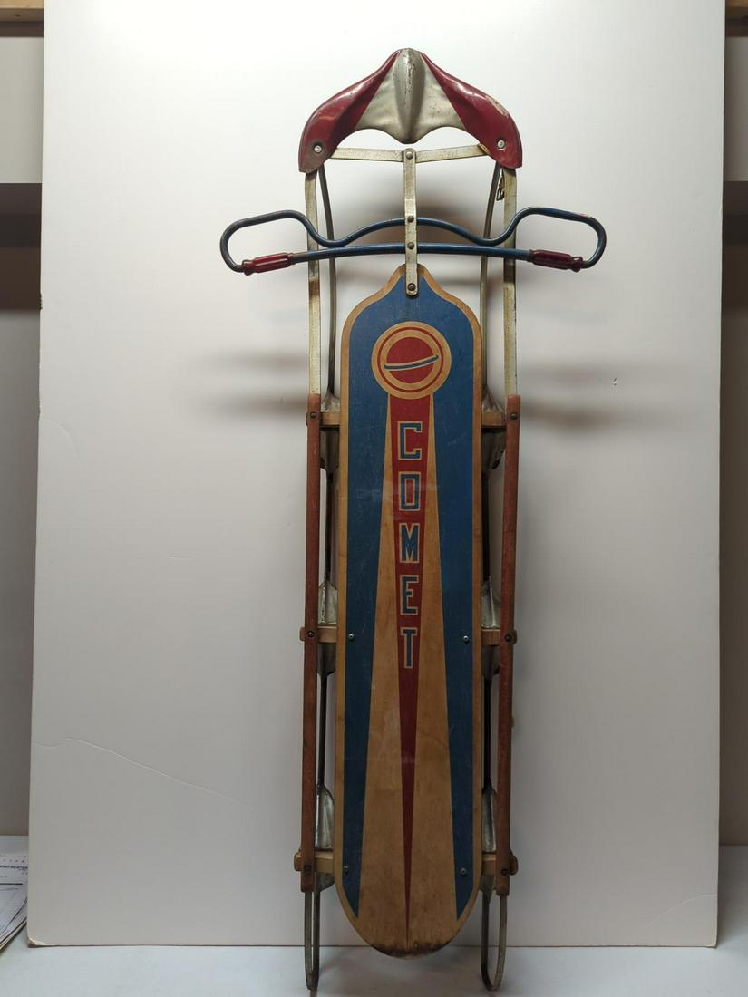 Vintage Comet Snow Sled (1 of 2)