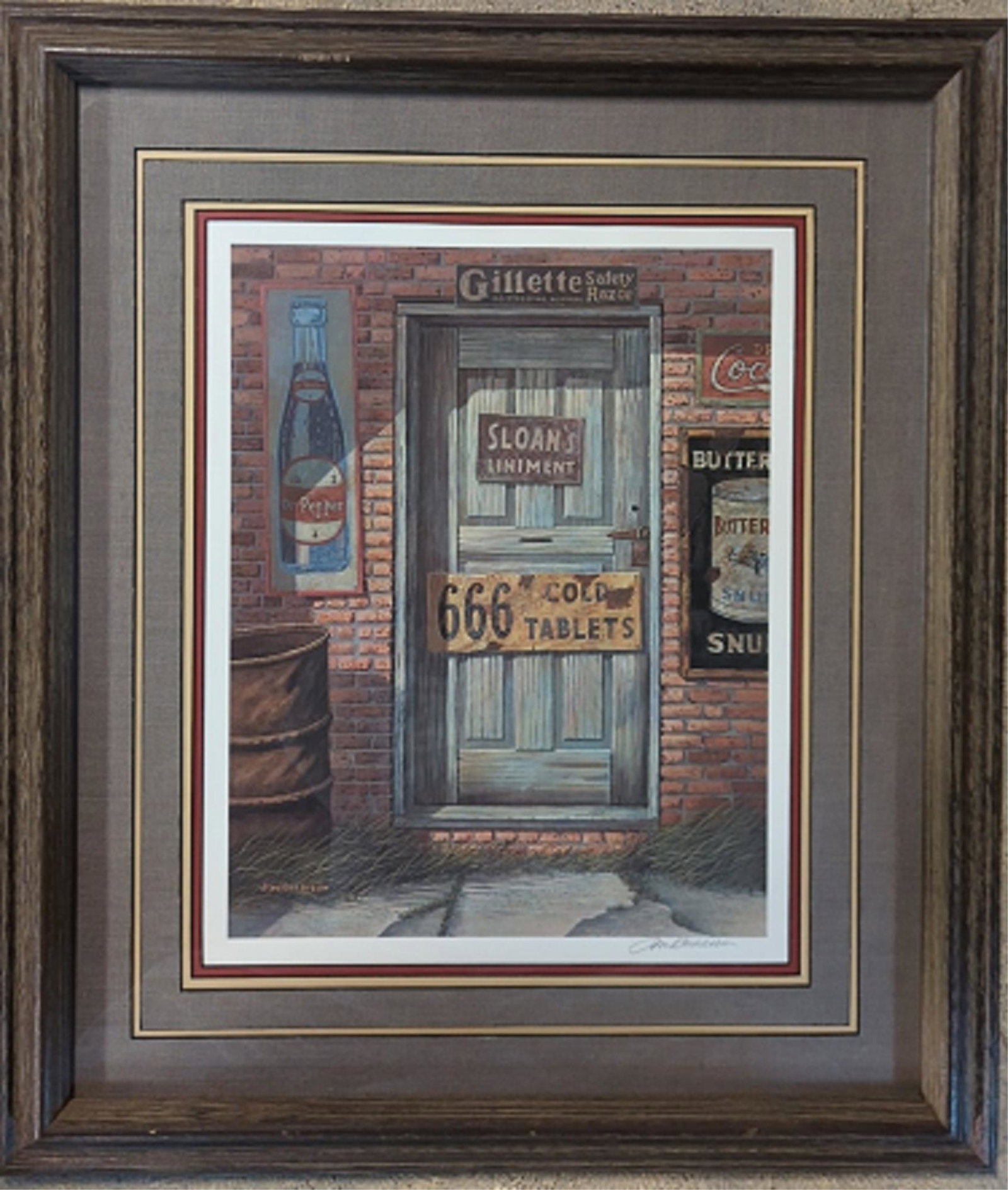 Sign of The Times print by Jim Harrison in pencil (1 of 2)