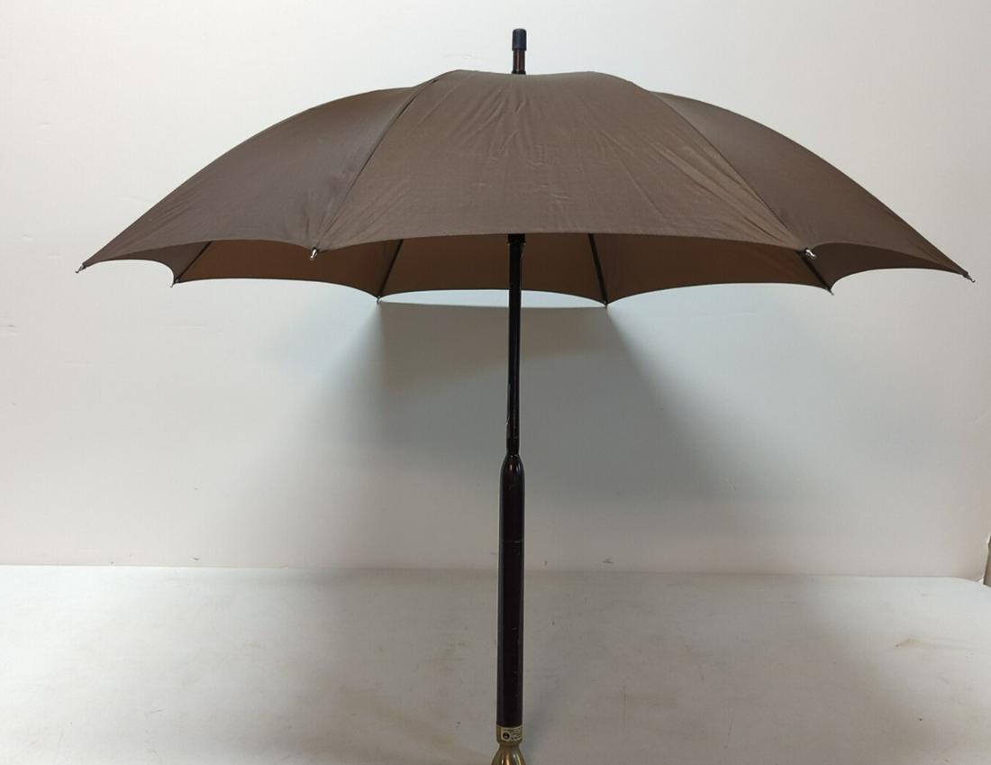 McCormick Bourbon Umbrella / walking stick with flask (1 of 4)