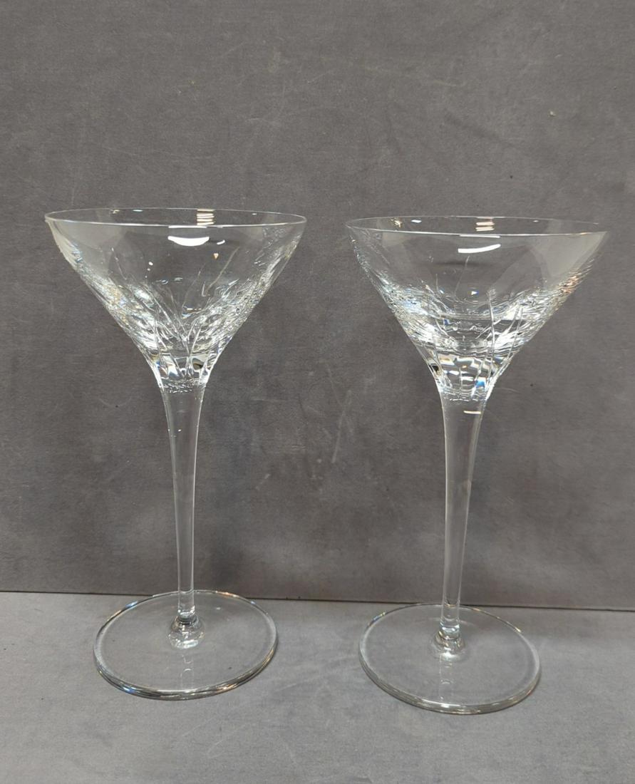 pr. Royal Doulton Crystal Martini glasses (1 of 2)