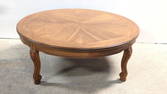 Henredon Round Parquetry inlaid coffee table