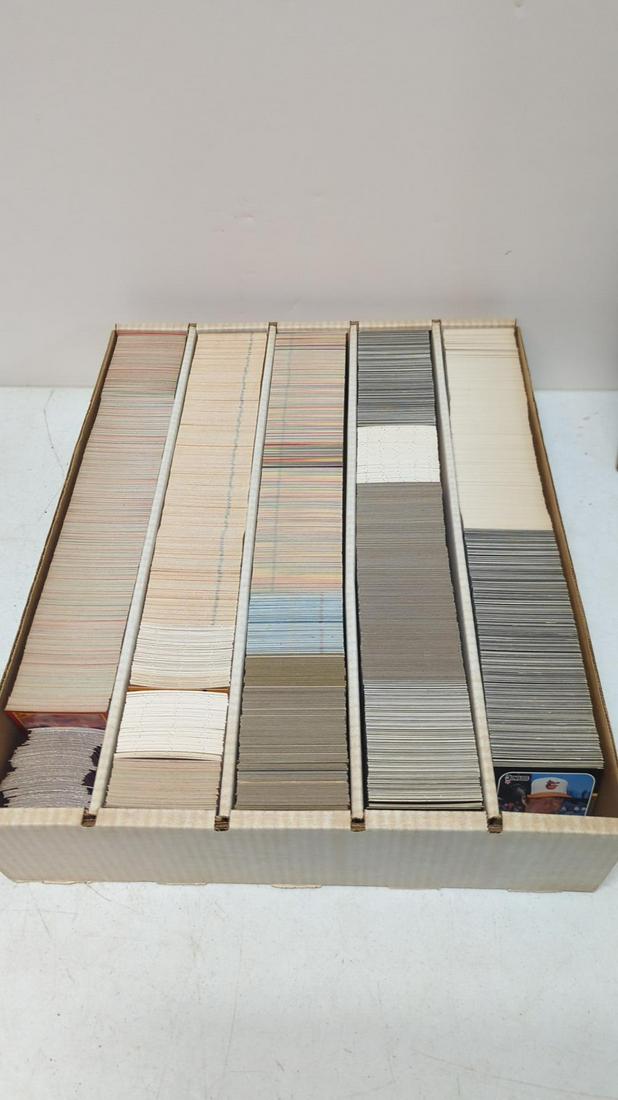 5 row box of baseball cards (1 of 3)
