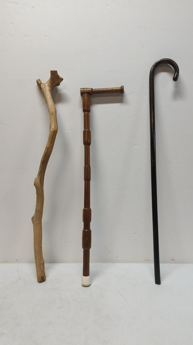 3 Vintage Canes or walking sticks (1 of 1)