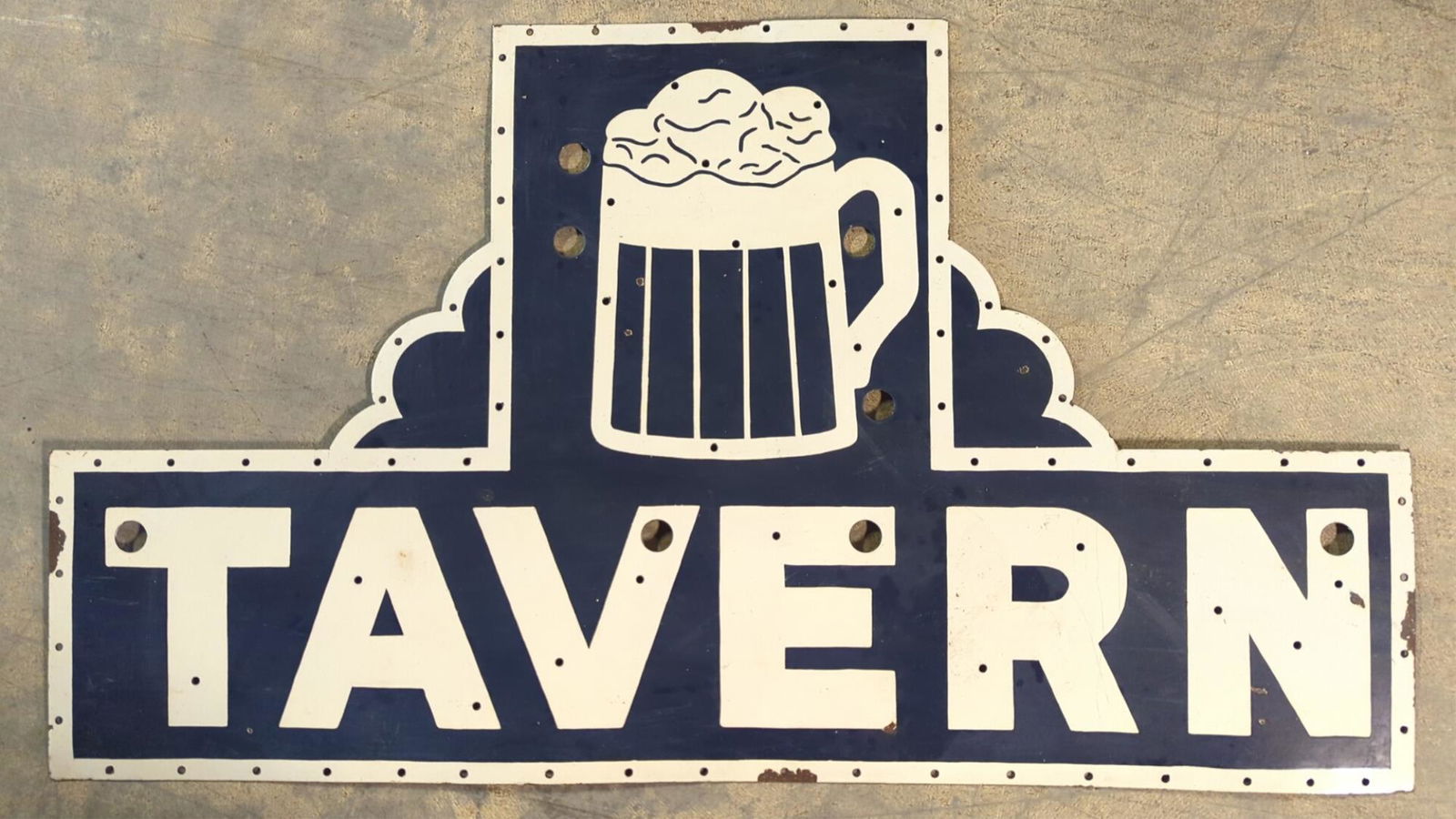 50" Porcelain Tavern Neon Ready sign (1 of 5)