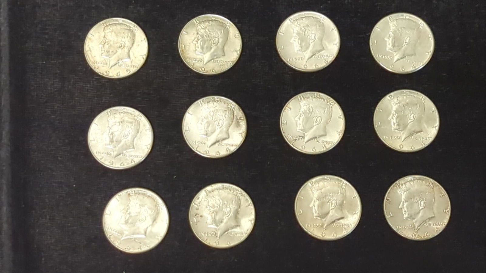 (12) Kennedy half dollars (1 of 2)