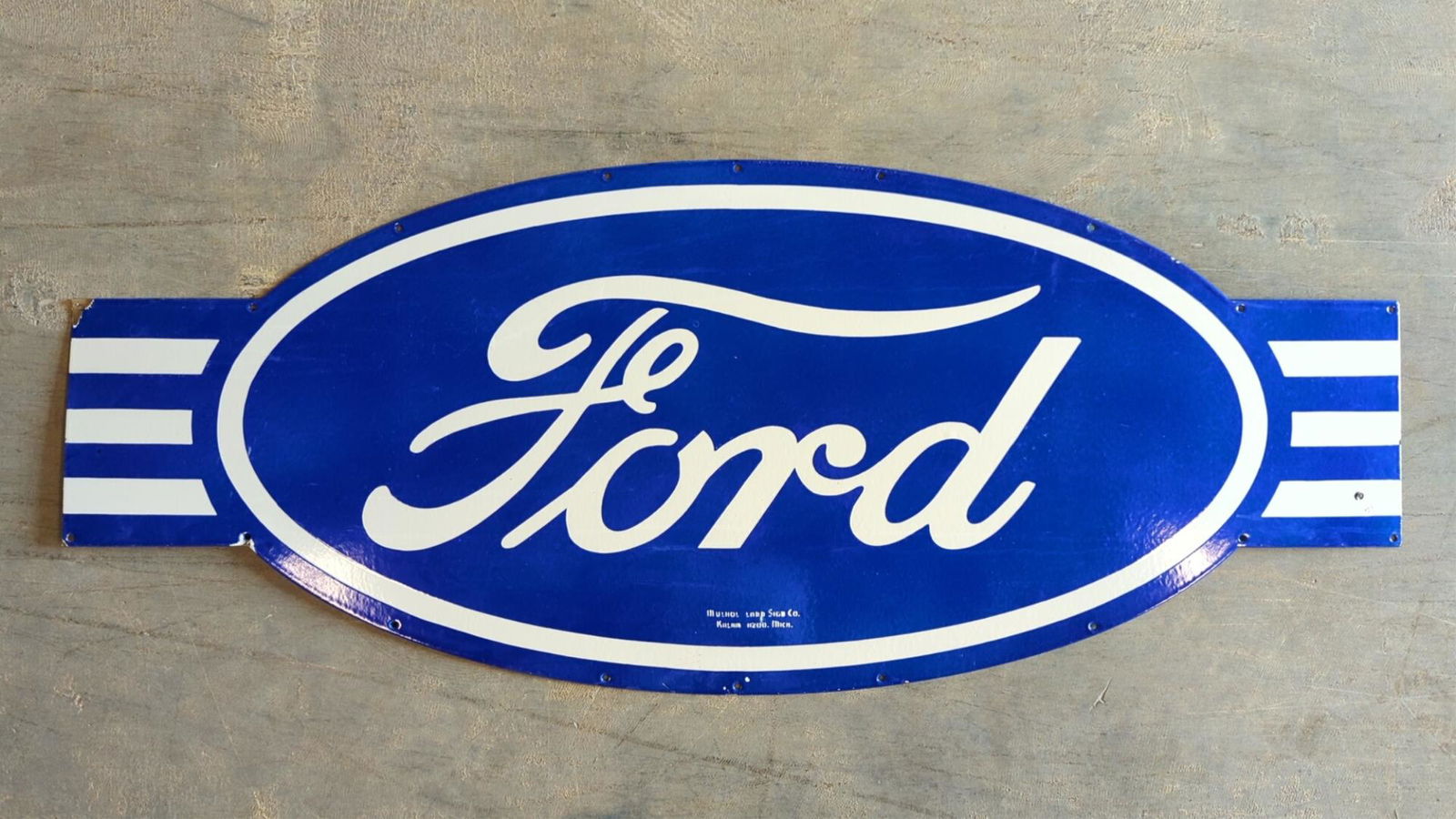 Porcelain Ford Single Sided Sign (1 of 5)
