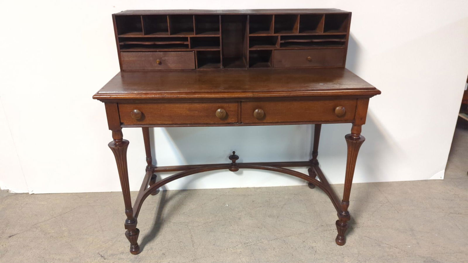 Antique Walnut William & Mary writing desk (1 of 4)