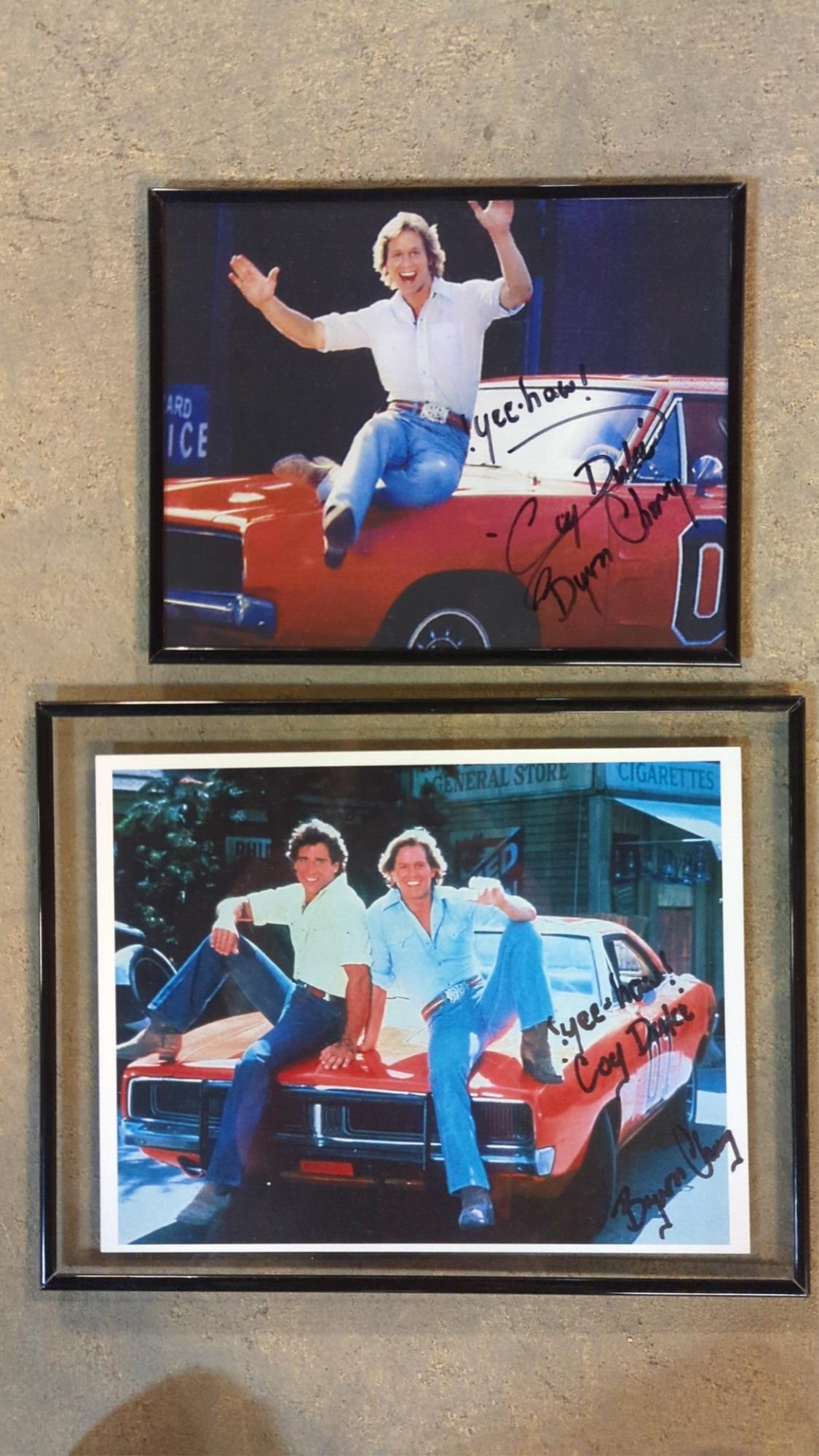 2 Autographed Photos Of The Dukes Of Hazzards Auction