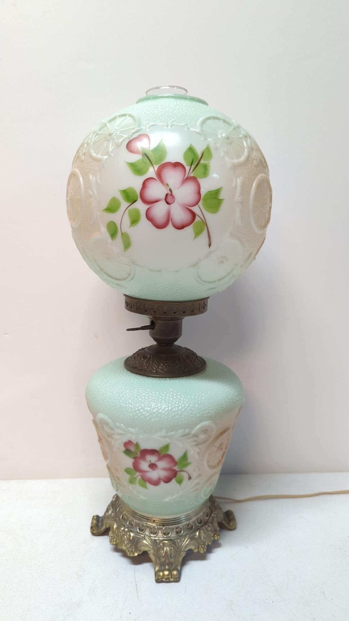 Antique Gone With The Wind Lamp (1 of 1)