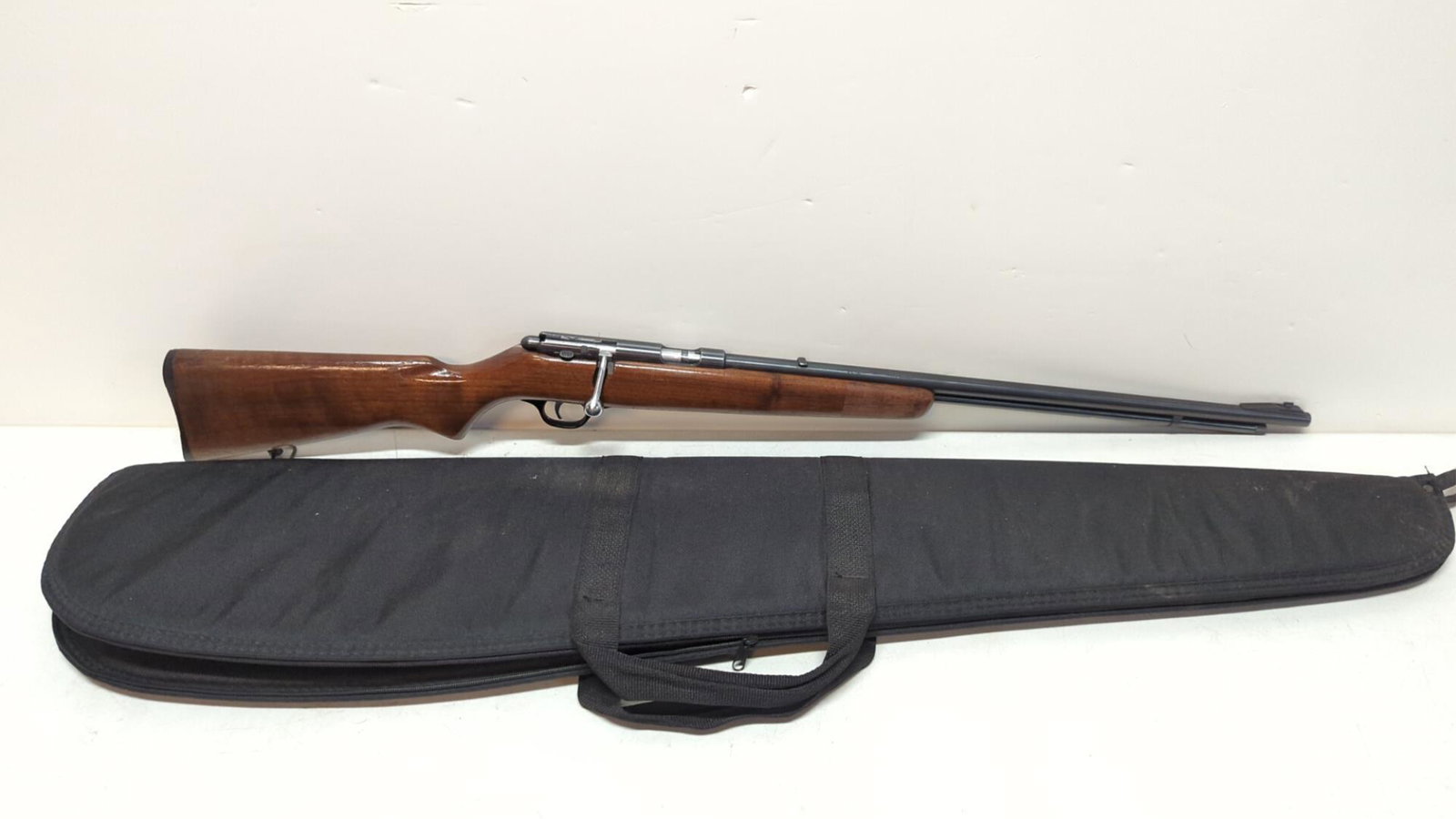 Marlin Model 81 22 Cal L or LR Bolt Action rifle: Good condition minor scuff marks 43" L - rifle, firearm, gun