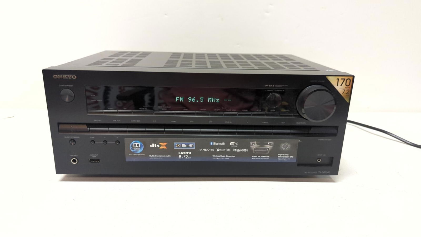 Onkyo Model Txnr646 Home Theatre Receiver Auction