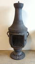 Cast Aluminum ornate Chimenea