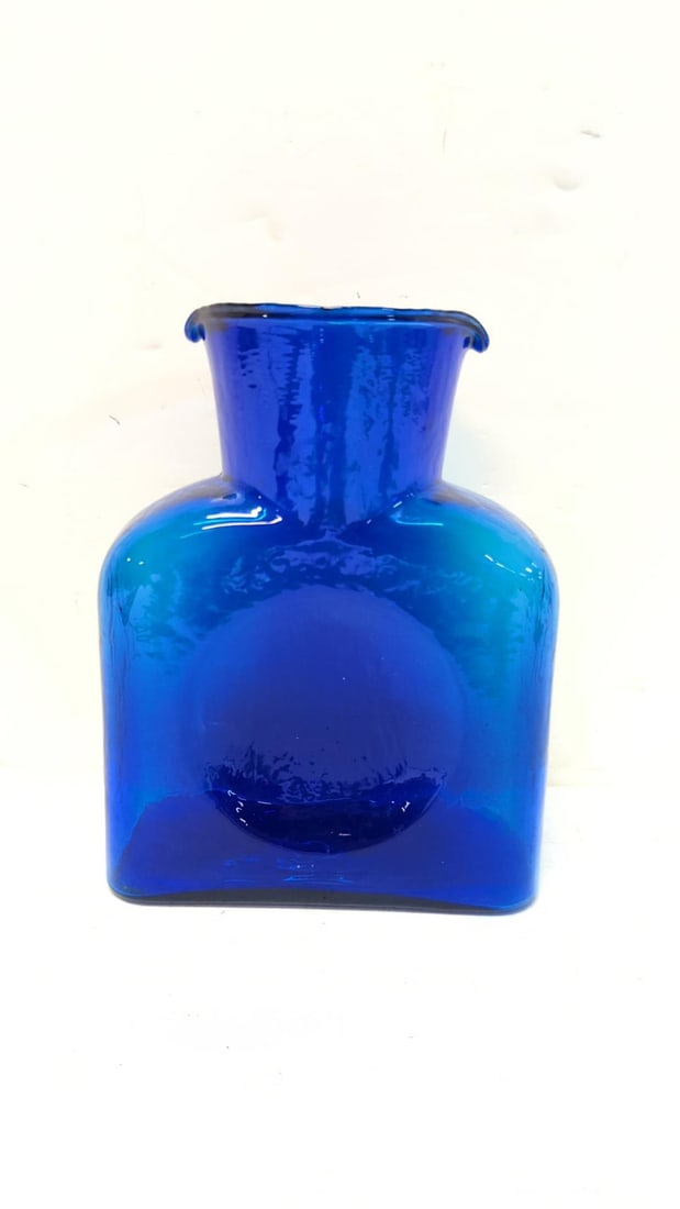 Vintage Cobalt Blue Blenko Water Pitcher (1 of 2)