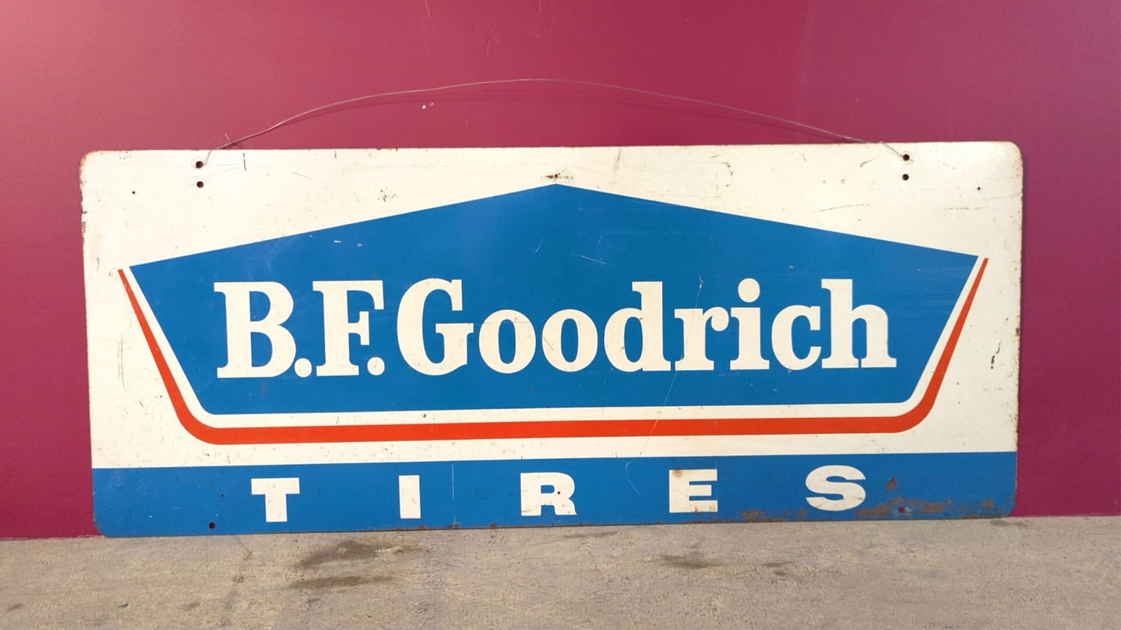 Vintage Original B. F. Goodrich tires sign (1 of 6)