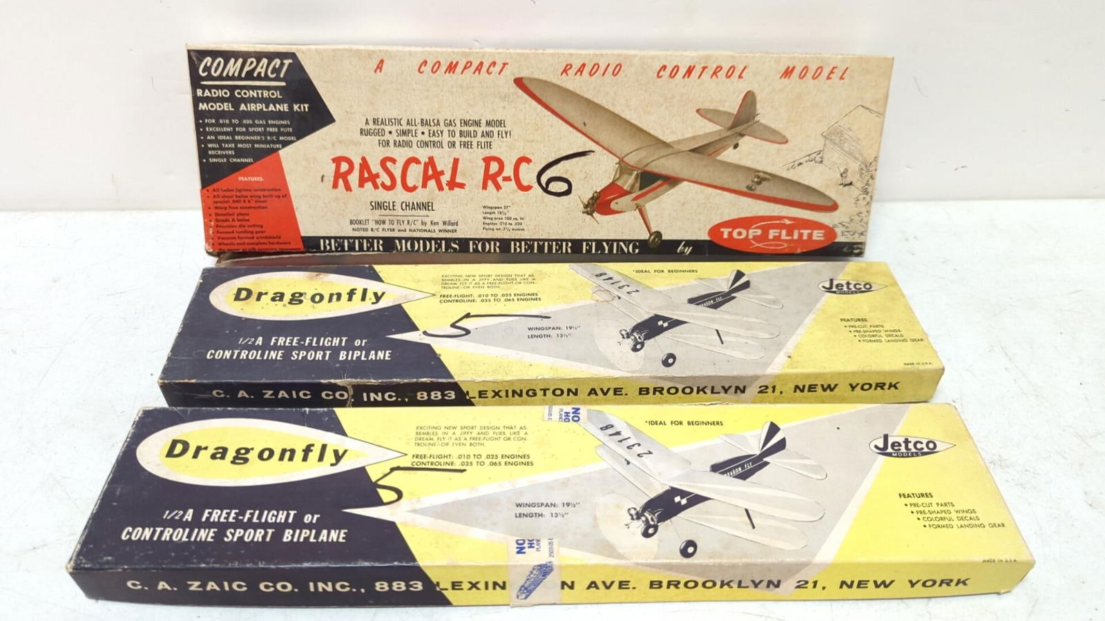 (3) Model Air Plane Kits (1 of 2)