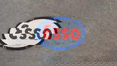 Porcelain Esso Oval single sided sign