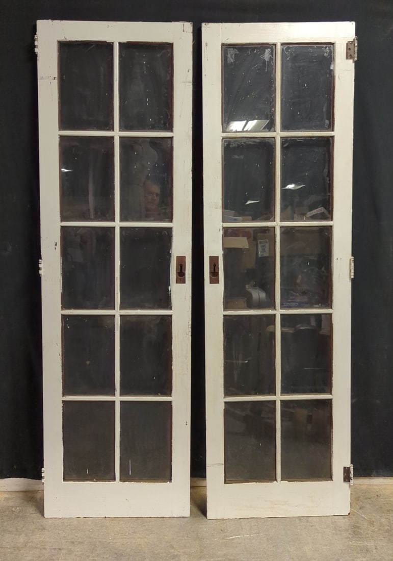 (2) Pine 10 pane Cabinet doors (1 of 1)