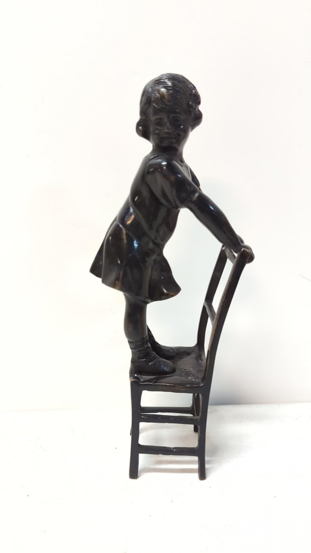 Andrea Girl on Chair sculpture (1 of 3)