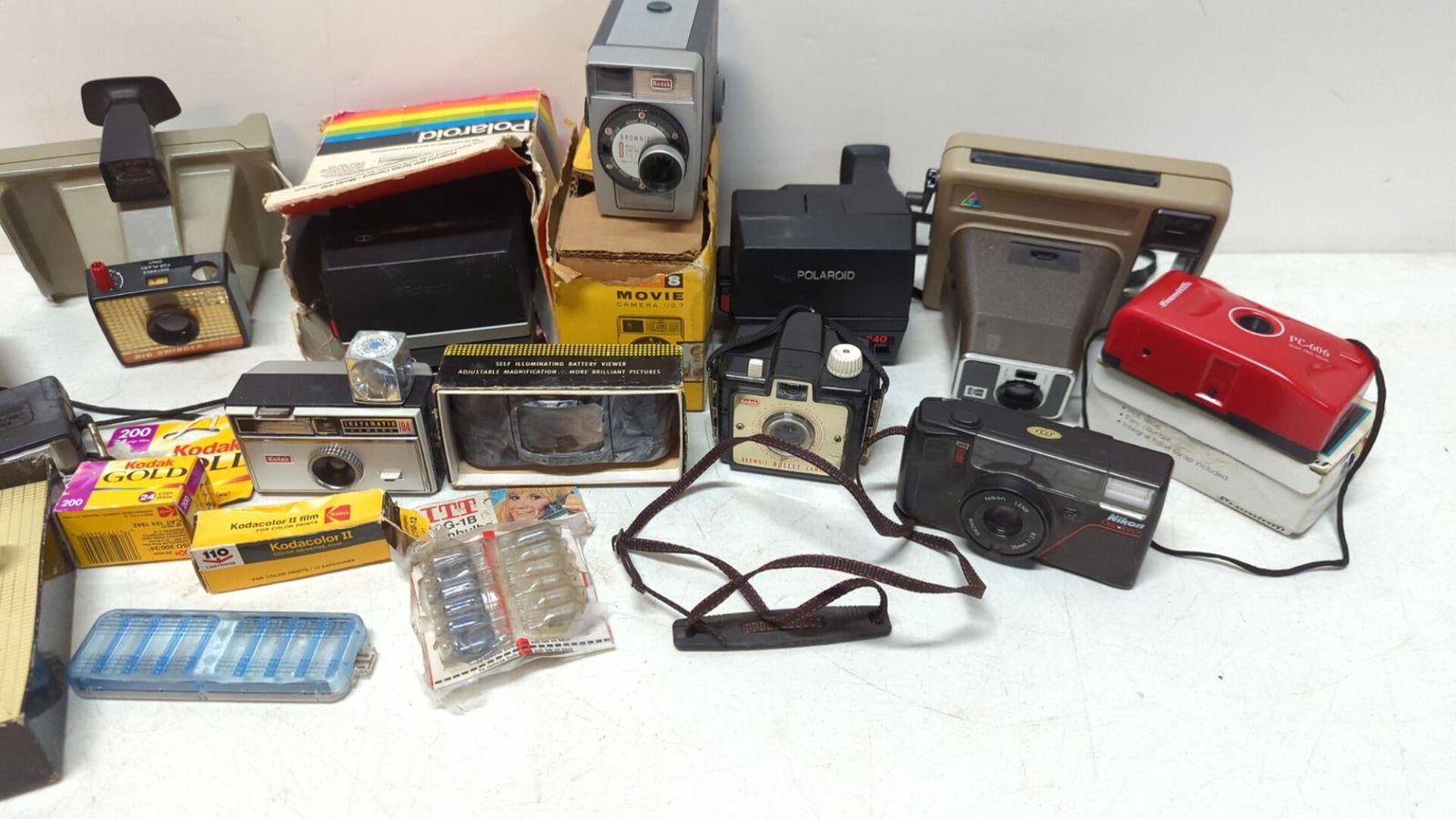 Box of Vintage Cameras (1 of 2)
