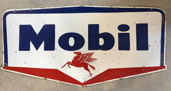 Porcelain Mobil with pegasus double sided sign