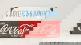 Porcelain Route 66 Coca Cola Diner Sign