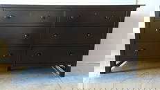 Mahogany 6 drawer dresser