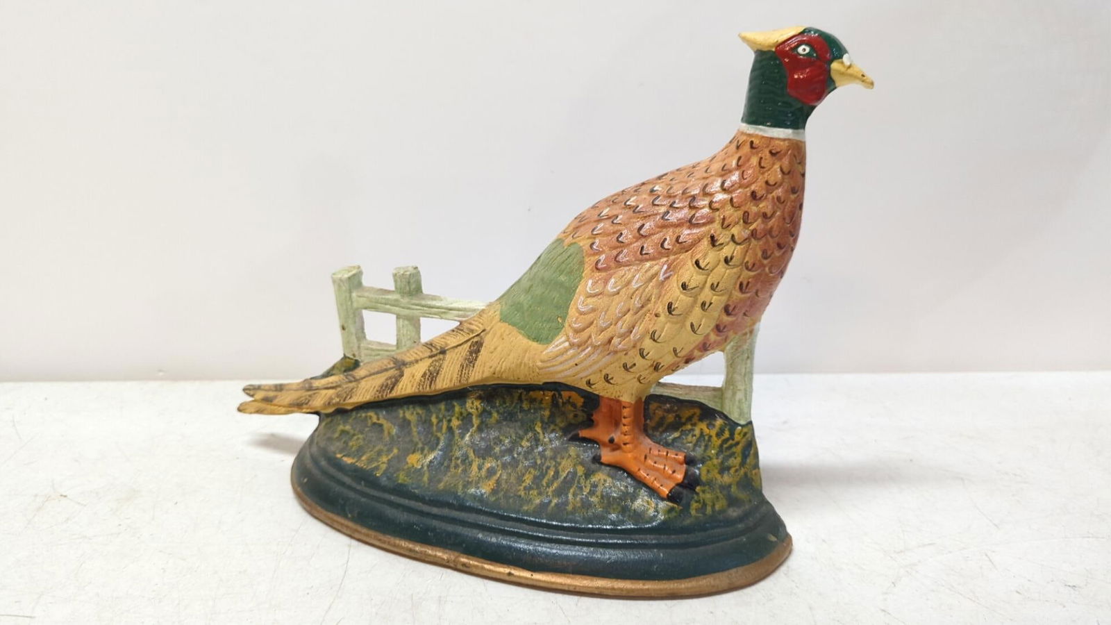 Pheasant Cast Iron door stop (1 of 4)