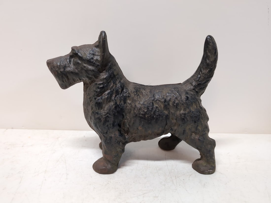 Cast Iron Scotty Dog Door Stop (1 of 2)