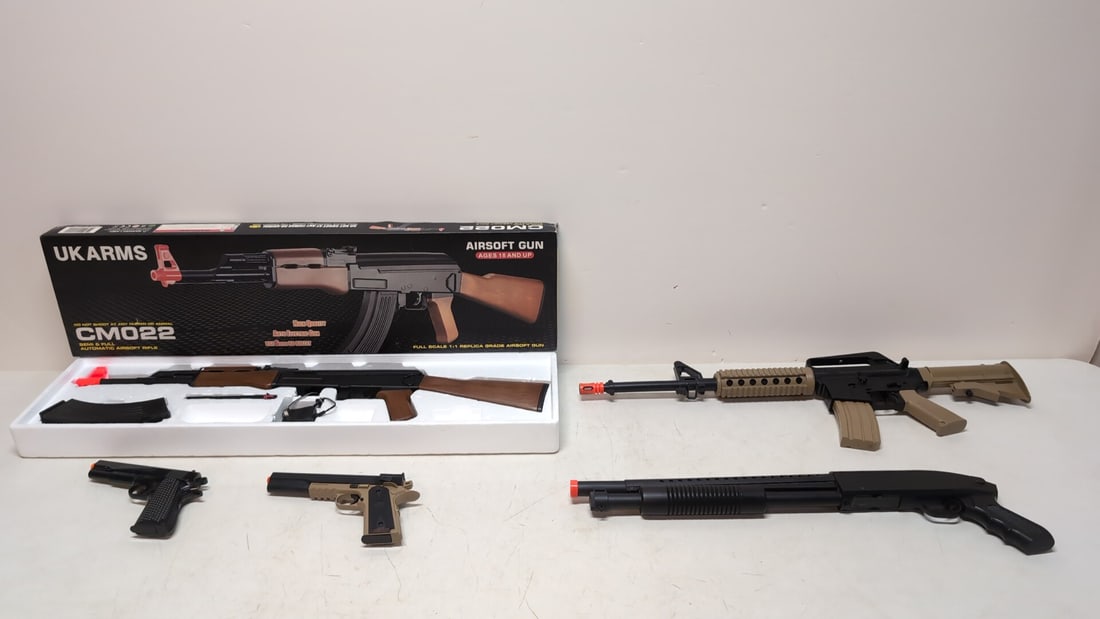 (5) Airsoft Guns Auction