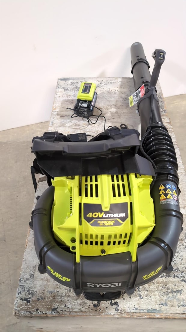 40 V Lithium Ryobi Back Pack Blower (1 of 2)