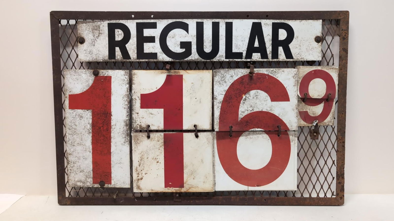 Regular Gasoline price flip sign (1 of 1)