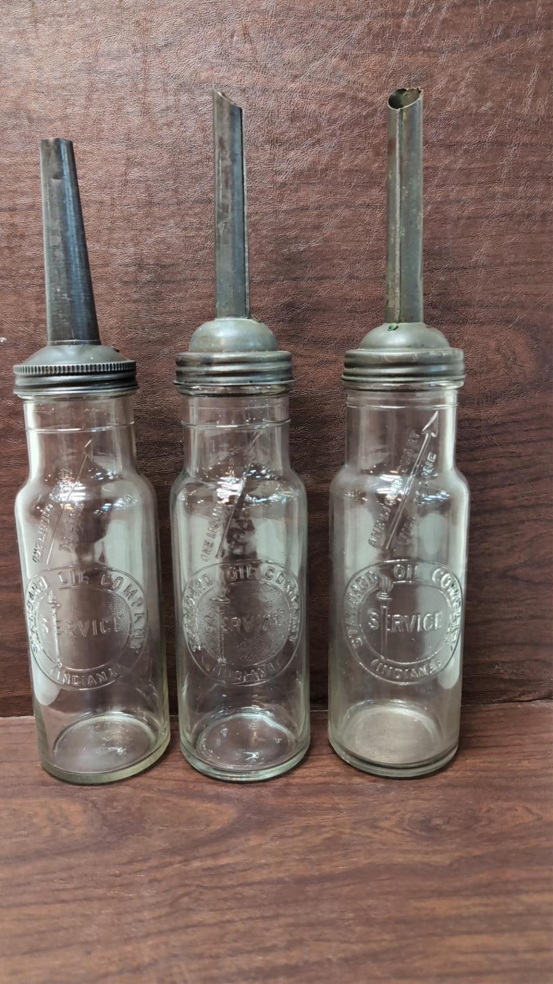 3 Standard Oil Bottles (1 of 2)