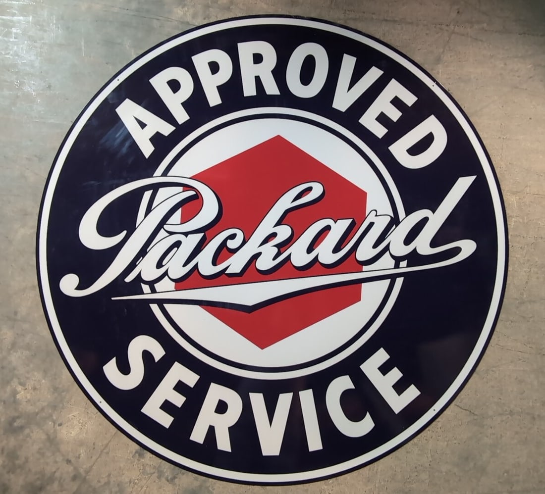 48" Approved Packard Service Sign (1 of 4)