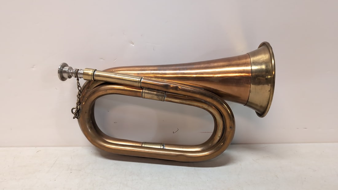 Brass and copper bugle (1 of 1)