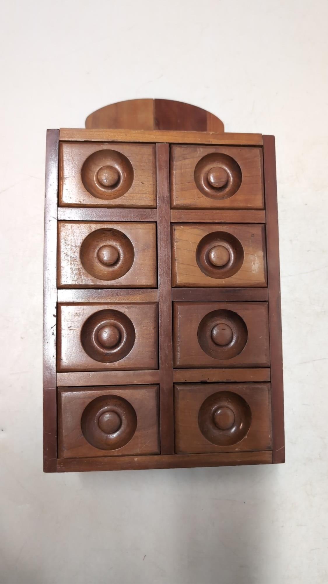 Vintage Cherry dovetail Spice Cabinet (1 of 6)