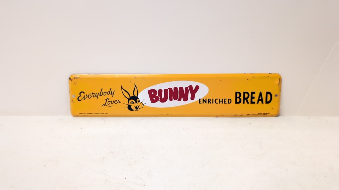 original Bunny Bread metal sign (1 of 4)