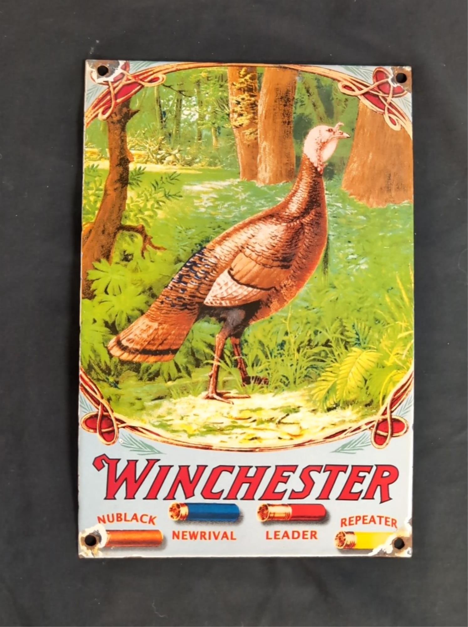 Porcelain Winchester Sign (1 of 2)