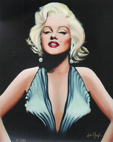 Signed Limited Edition on Canvas by Michael Joseph: Signed limited edition on canvas by artist Michael Joseph, titled "Timeless Beauty". Edition of 295. Unframed - dimensions are approximately 19.5x16. Comes with certificate of authenticity. Cjr880095a