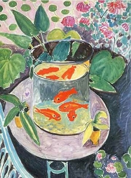 Signed Limited Edition Henri Matisse "Red Fish": Lithograph by artist Henri Matisse, titled "Red Fish" Signed in the plate in a limited edition numbered impressions on high quality heavy woven arches type paper. Unframed - dimensions are approximate