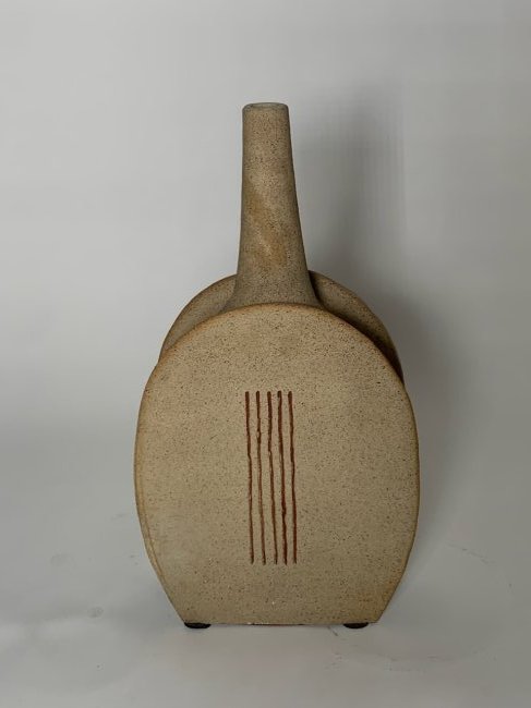 Ceramic Lamp Base by Bruno Gambone, 1970 (1 of 8)